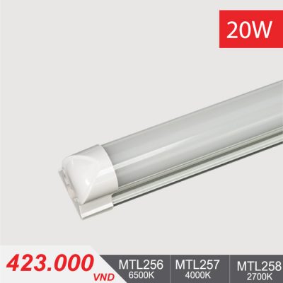 Đèn Tuýp LED T8 20W/1m2 - MTL256/MTL257/MTL258 - 423.000VNĐ